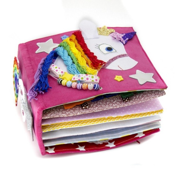 NEW-Activity quiet Book "Rainbow Pony Unic… - Picture 1 of 8